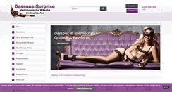 Desktop Screenshot of dessous-surprise.com